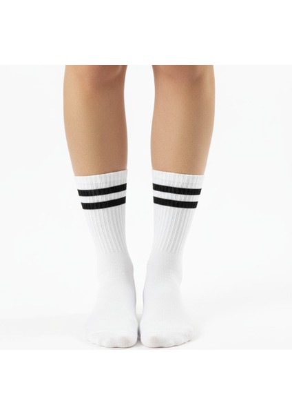 Gost Liria -5’li Beyaz Ribanalı Tenis Ünisex Çemberli Çorap fiyatları