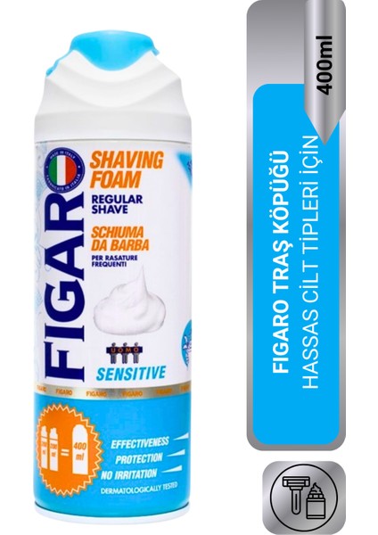 Fıgaro Tıraş Köpüğü Hassas Cilt 400 ml