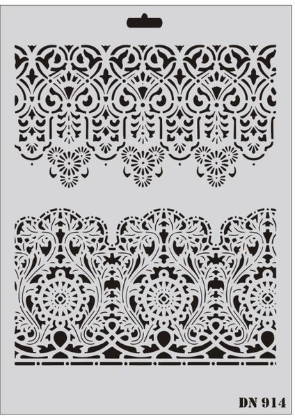 Rich Dantel Seri DN-914 Stencil 35X25 cm