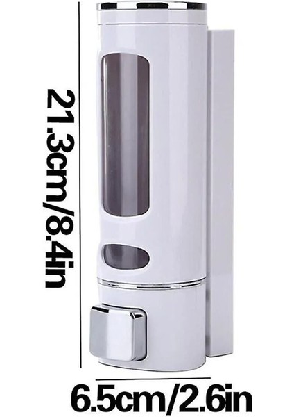 Dln Shop Duvara Monte Manuel Sabunluk Sıvı Lavabo Sabunluk El Sabunu Beyaz Renk D-52 fırsatları