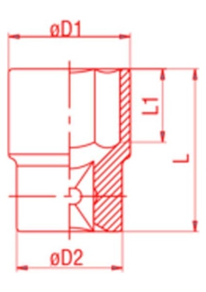 1/4” 6 mm Altı Köşe Lokma Anahtar fiyatları