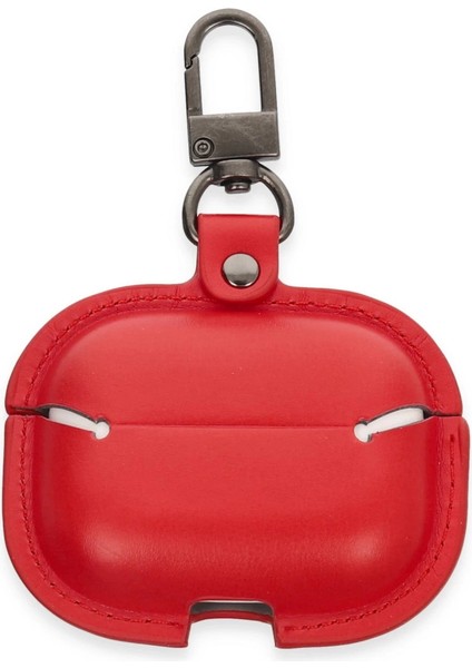 Buğz Airpods Pro 2 (2.nesil) Çanta Deri Kılıf - Kırmızı fiyatları