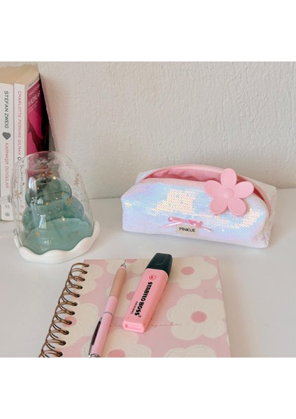 Pullu & Işıltılı Kalem / Makyaj Çantası fırsatları