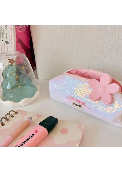 Pullu & Işıltılı Kalem / Makyaj Çantası indirimleri