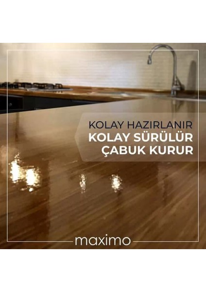 Stella Maximo Solvent Bazlı Yeni Nesil Sıvı Cam (Maximum Direnç) 0,5 Lt (Maximo + İpek Fırça + Parmak Rulo Seti ) fırsatları