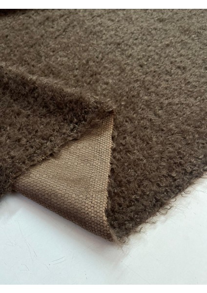 Kahve Rengi Buklet Tüğ Teddy Peluş Kumaş Kaban Ceket Mont Yelek Giyim fırsatları