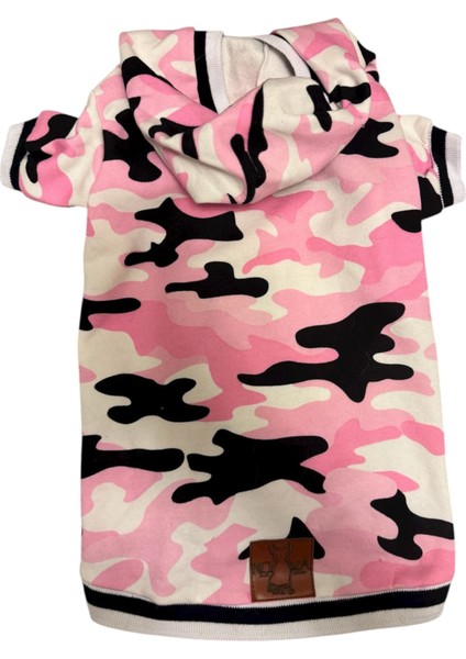 Pembe Kamuflaj Desenli Kapüşonlu Köpek Kıyafeti – Şık, Rahat ve Koruyucu! fiyatları