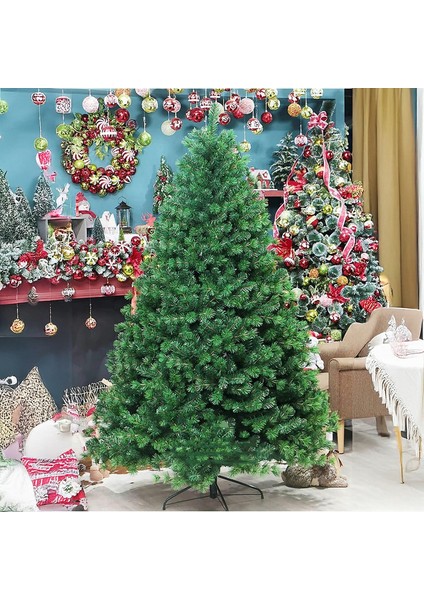 Büyük Yılbaşı Çam Ağacı 250 cm 1420 Gür Dal Demir Ayaklı ve Gövdeli Yılbaşı Ağacı indirimleri