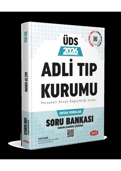 2026 Üds Adli Tıp Kurumu Ortak Konular Soru Bankası Data Yayınları