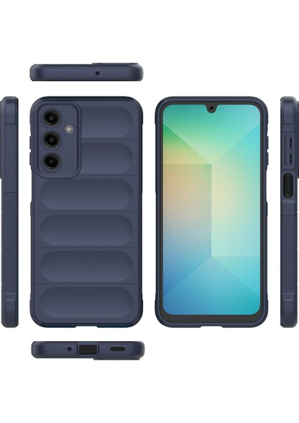 Samsung Galaxy A17 Uyumlu Esnek Oyuklu Arka Yüzey Tasarımlı Şık Silikon Kapak Kılıf fiyatları