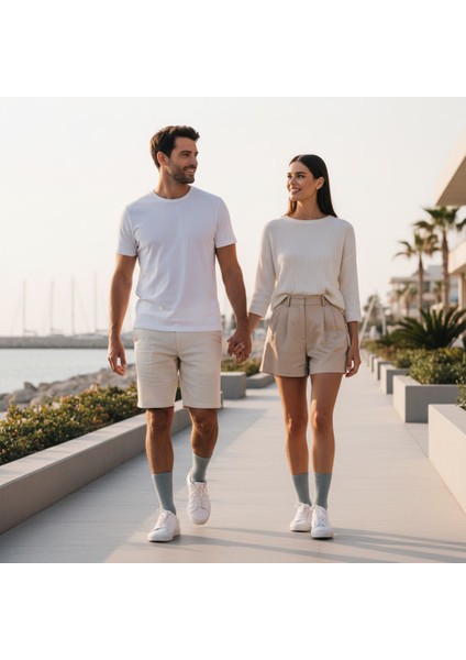 Gost Liria- 5’li Renkli Ribanalı Unisex Soket Çorap