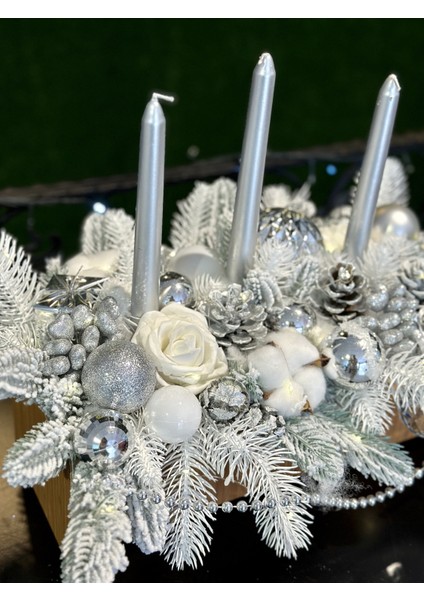 Yılbaşı Lüks Tasarım Peri LED Işıklı Masa Üstü Dekor fiyatları