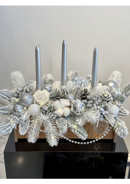 Yılbaşı Lüks Tasarım Peri LED Işıklı Masa Üstü Dekor modelleri