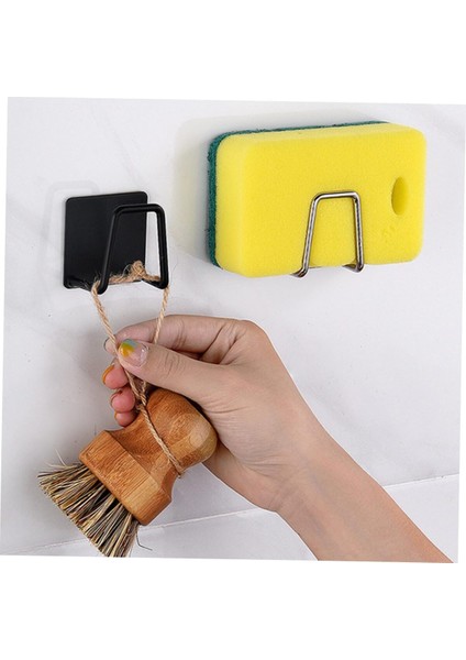 Dilan Store 1 Adet Siyah Musluk Yanı Sünger'lik Sünger Askılığı Evye Sünger'liği Banyo Mutfak Düzenleyici D-1 fiyatları