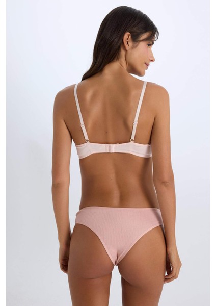 Ribana 3'lü Paketli Basic Düz Brazilian Slip Külot-Fall in Love A3474AX24AU