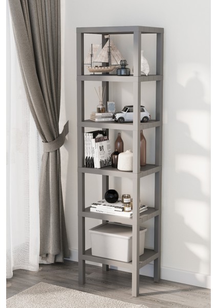 Ombeg Modüler Raf, Çok Amaçlı 6 Bölmeli Raf Ünitesi, 6 Raflı Organizer