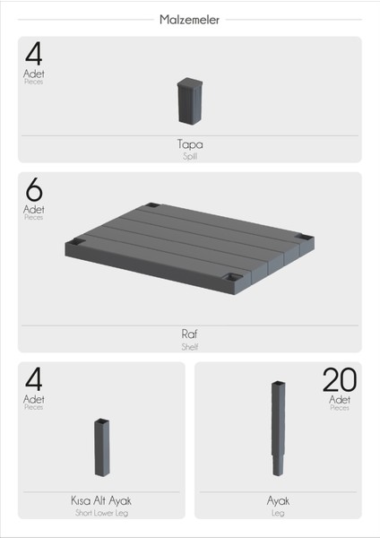 Ombeg Modüler Raf, Çok Amaçlı 6 Bölmeli Raf Ünitesi, 6 Raflı Organizer indirimleri