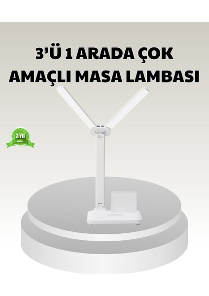 LED Işıklı Masa Lambası – Göz Yormayan Kısılabilir ve Esnek Başlıklı