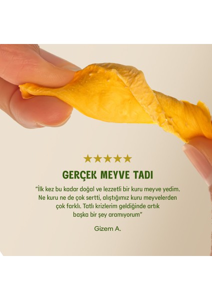 Kurutulmuş Mango - Soft Dried - Atıştırmalık Kuru Meyve 2 x 50 gr