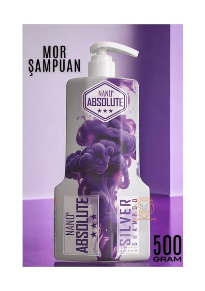 Hsnet Silver Mor Şampuan 500 ml Absolute Professional