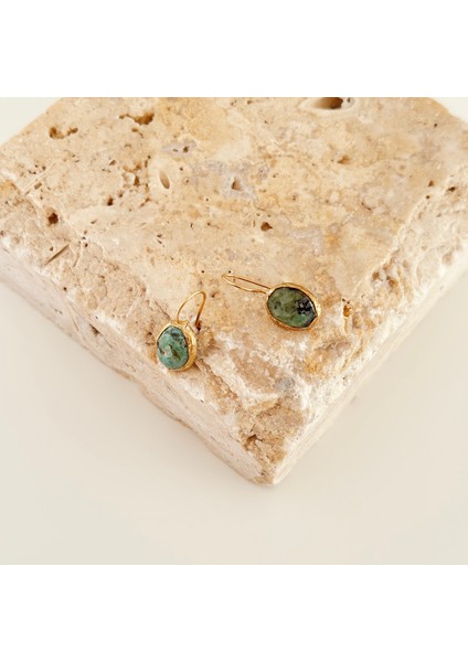 Verdia Oval Doğal Taş Küpe fiyatları