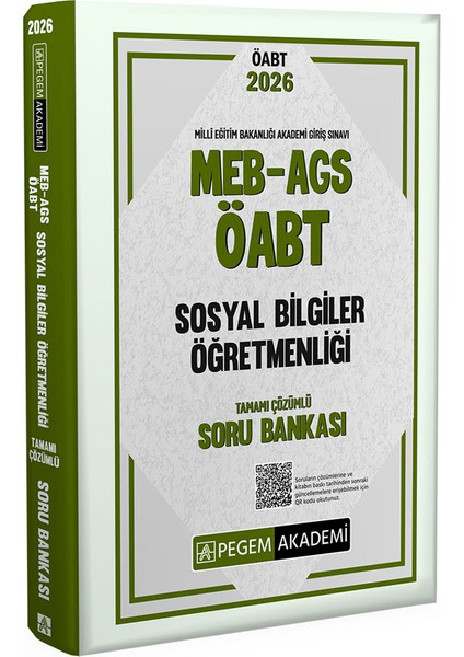 2026 MEB AGS ÖABT Sosyal Bilgiler Öğretmenliği Tamamı Çözümlü Sor