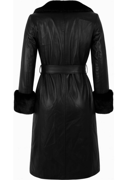 26KG07000024 Siyah Kadın Kaban 3427 modelleri