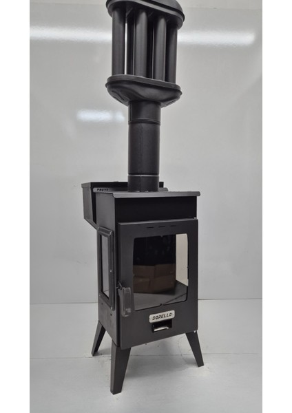 Pelet Sobası 3 Camlı Pelet Sobası Şömine Soba fiyatları