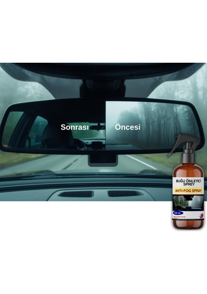 Buğu Önleyici Sprey (Antifog Buğu Çözücü Giderici) – 1 Litre (2X500 Ml) modelleri