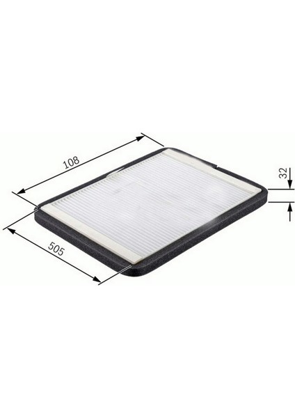 Mtxdpn Polen Filtresi (Ford Mondeo I - Mondeo Ii - Mondeo Iii - Couga)