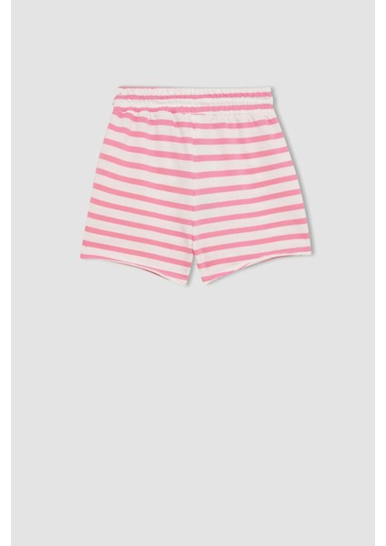 Kız Çocuk Çizgili Şort D0902A824HS