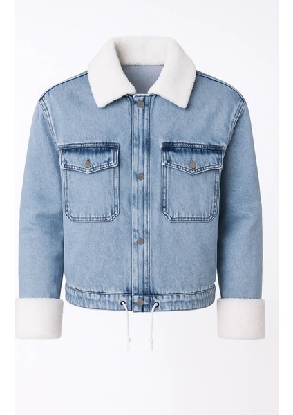 26KG07000013 Mavi Kadın Mont 4712