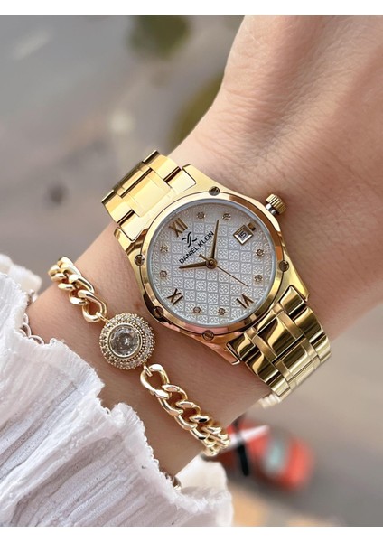 Çelik Kordon 30 mt Suya Dayanıklı Kadın Kol Saati+Bileklik BF.GF.14271.2