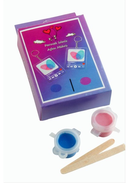 Sevgili Parmak Izli Anahtarlık Yapma Seti fiyatları