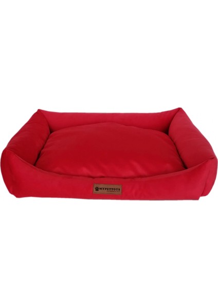 Yumuşak Köpek Yatağı Tay Tüyü x Large Kırmızı 80*100 cm fiyatları