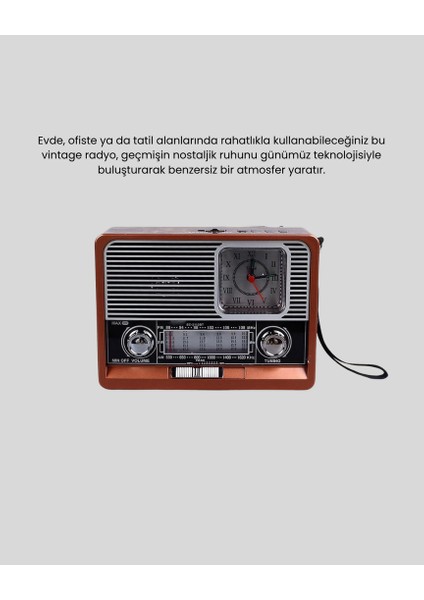 Mtxdpn Nostaljik Radyo – Şık Dekoratif Tasarım ve Güvenli 2 Yıl Gar fırsatları