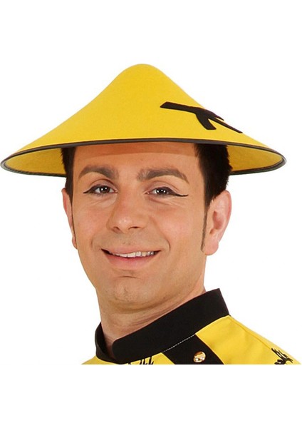 Buğz Uzak Doğu Asyalı Şapkası Sarı Renk fiyatları