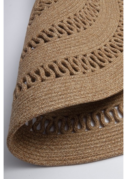 Reygon Ege 5 Hasır Daire Dekoratif El Örgüsü Kilim Yolluk Halı fırsatları