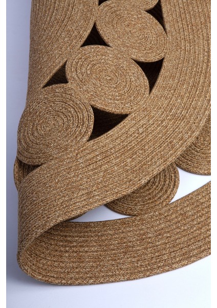 Reygon Ege 3 Hasır Daire Dekoratif El Örgüsü Kilim Yolluk Halı fırsatları