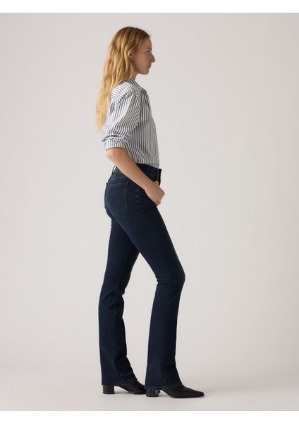 725 High Rise Bootcut Kadın Koyu Mavi Jean Kot Denim Pantolon 18759-0233 fiyatları