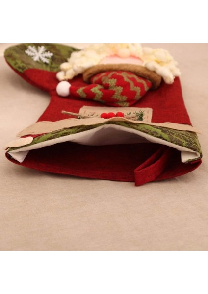 Yılbaşı Dekor Lüks Çorap Şömine Duvar Süsleme Çorabı Yılbaşı Süsü Hediyelik Büyük Çorap modelleri