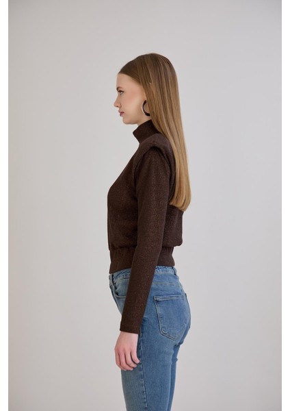 Vatkalı Simli Triko indirimleri