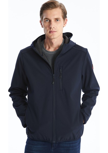 Yeni Sezon Standart Kalıp Kapüşonlu Erkek Yağmurluk