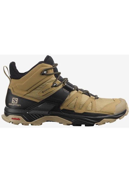 x Ultra 4 Mid Goretex Mens Boot Su Geçirmez Nefes Alabilen Erkek Bot Açık Kahverengi