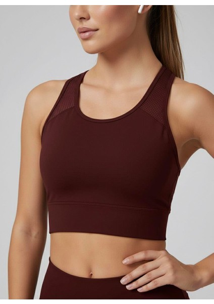 Kadın Fileli Bordo Dalgıç Atlet