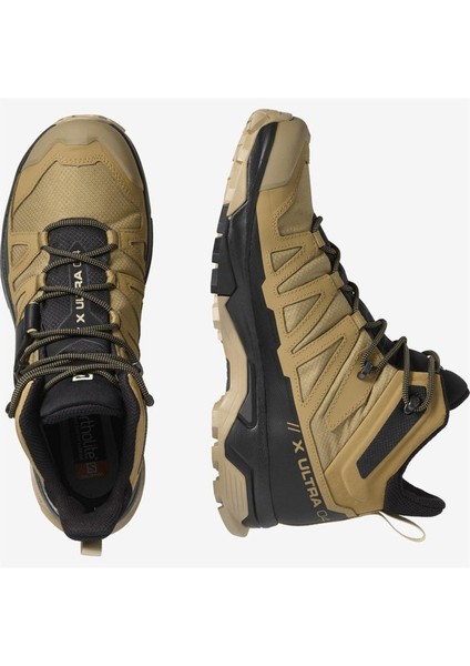 x Ultra 4 Mid Goretex Mens Boot Su Geçirmez Nefes Alabilen Erkek Bot Açık Kahverengi fırsatları