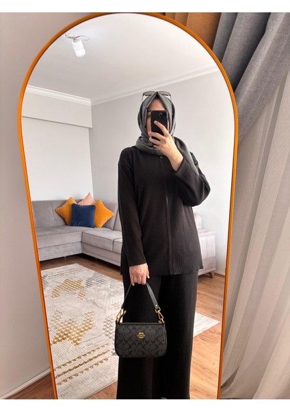 Siyah Triko Pantolon Takım