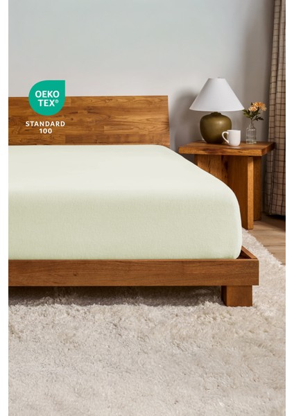 %100 Pamuk Penye Kumaş Lastikli Çarşaf - Fitted - Yumuşak - Kaliteli Tek Kişilik - Çift Kişilik