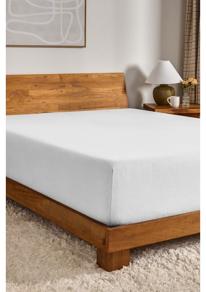 %100 Pamuk Penye Kumaş Lastikli Çarşaf - Fitted - Yumuşak - Kaliteli Tek Kişilik - Çift Kişilik fiyatları