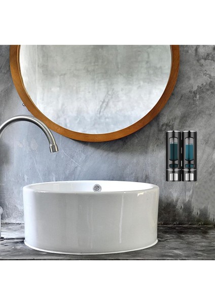 Vıvo 2 Adet Siyah Sıvı Sabunluk Plastik 400 ml Duş Jeli Şampuan Şişesi Oteller, Banyo, Mutfak V-52 indirimleri